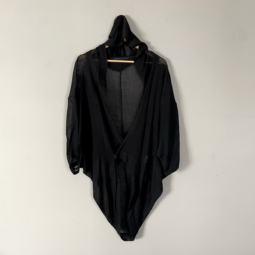 Ma_julius Hooded Lightweight Cardigan - O/S